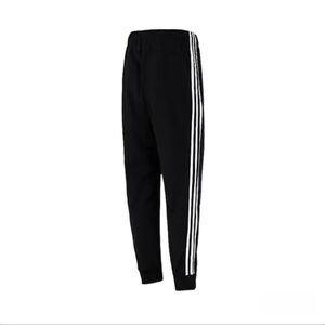 adidas Mens Joggers TP TRI Black 3 stripes, Med men's